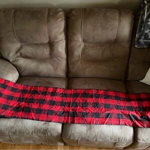 Red and Black Checkered Tablerunner